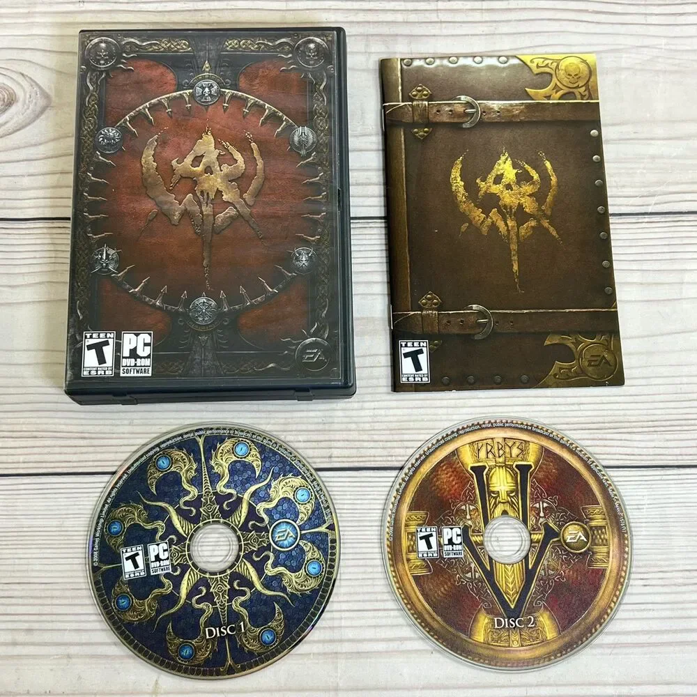 Warhammer Online Age of Reckoning - Collectors Edition (PC, 2008) 2 Disc CIB